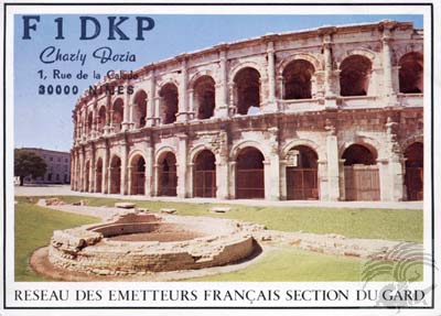 Carte QSL galerie F5AD