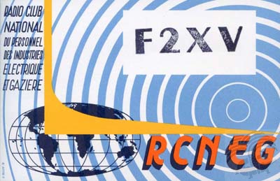 Carte QSL F2XV, galerie F5AD