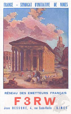 Carte QSL F3RW, galerie F5AD