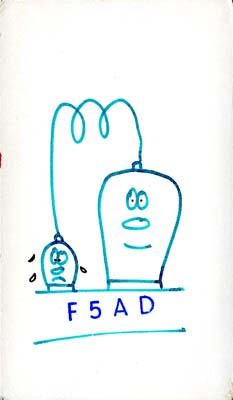Carte QSL F5AD