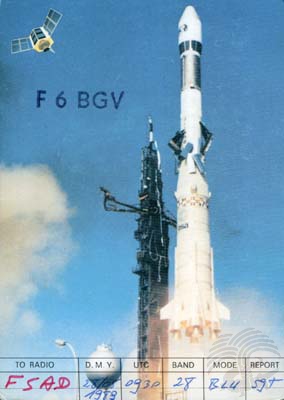 Carte QSL F6BGV, galerie F5AD