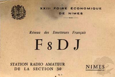 Carte QSL F8DJ, galerie F5AD