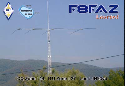 Carte QSL, galerie F5AD