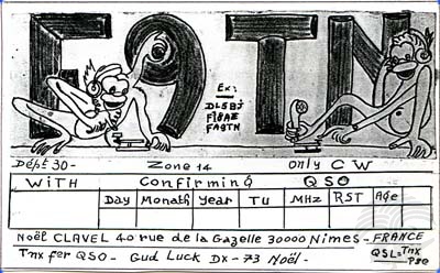 Carte QSL F9TN, galerie F5AD